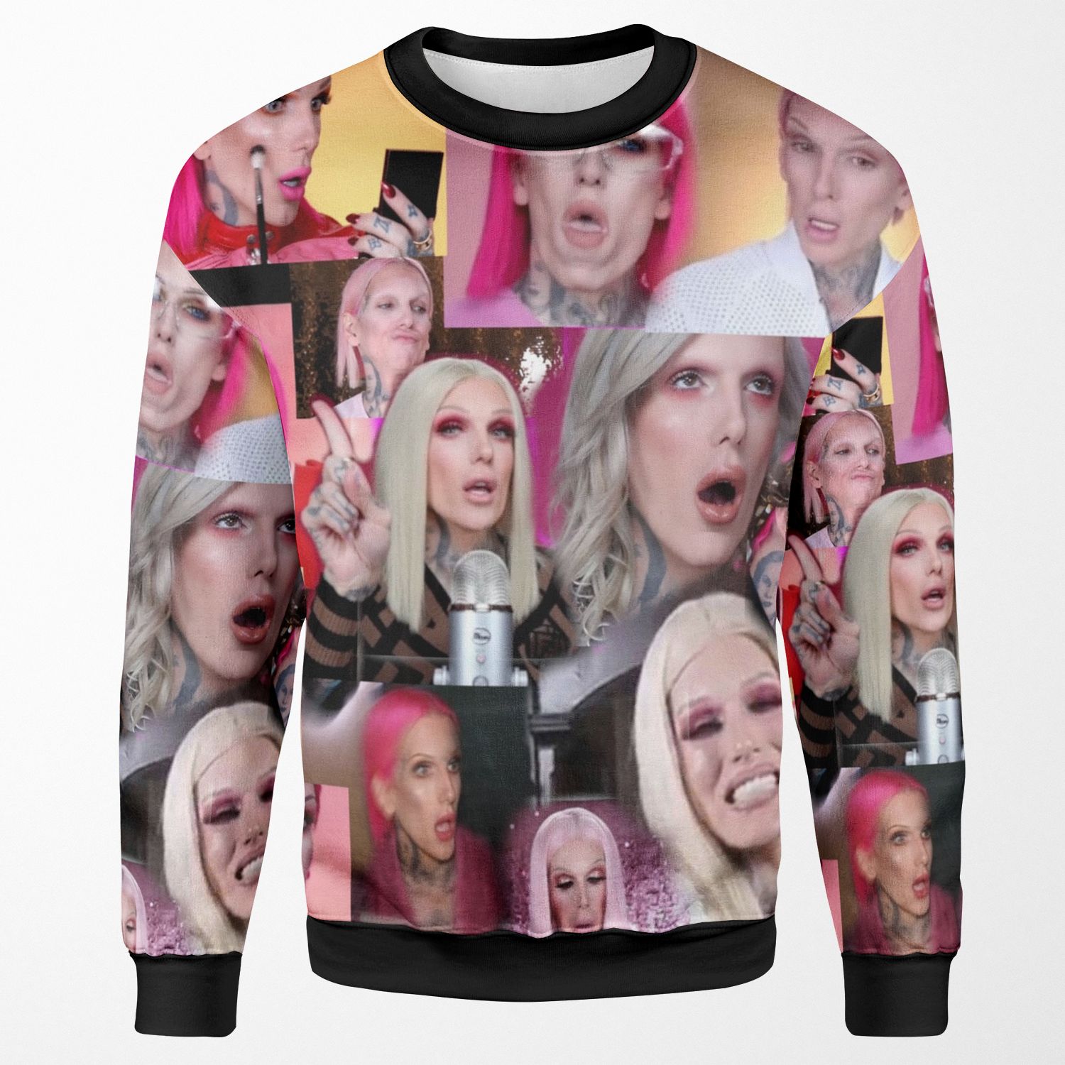 The Many Faces Of Jeffree All-over-print Unisex Sweatshirt