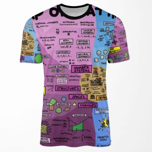 The Map Of Mathematics All-over-print T-shirt