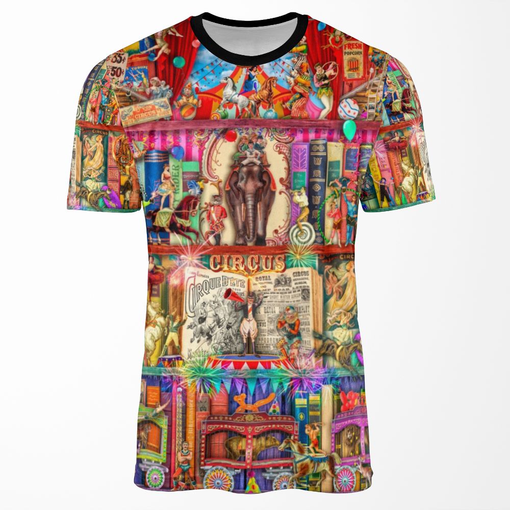 The Marvelous Circus All-over-print T-shirt