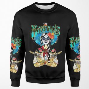 The Mavericks Country Band Best Logo Tour Graphic All-over-print Unisex Sweatshirt