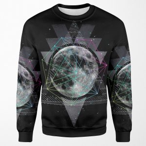 The Moon All-over-print Unisex Sweatshirt