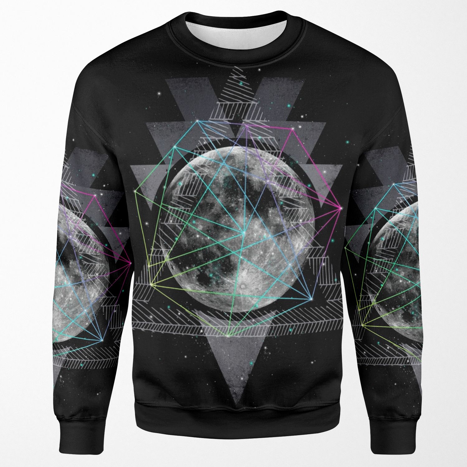 The Moon All-over-print Unisex Sweatshirt