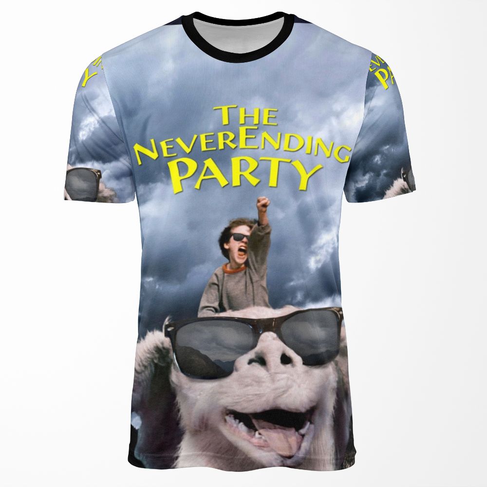 The Neverending Party All-over-print T-shirt