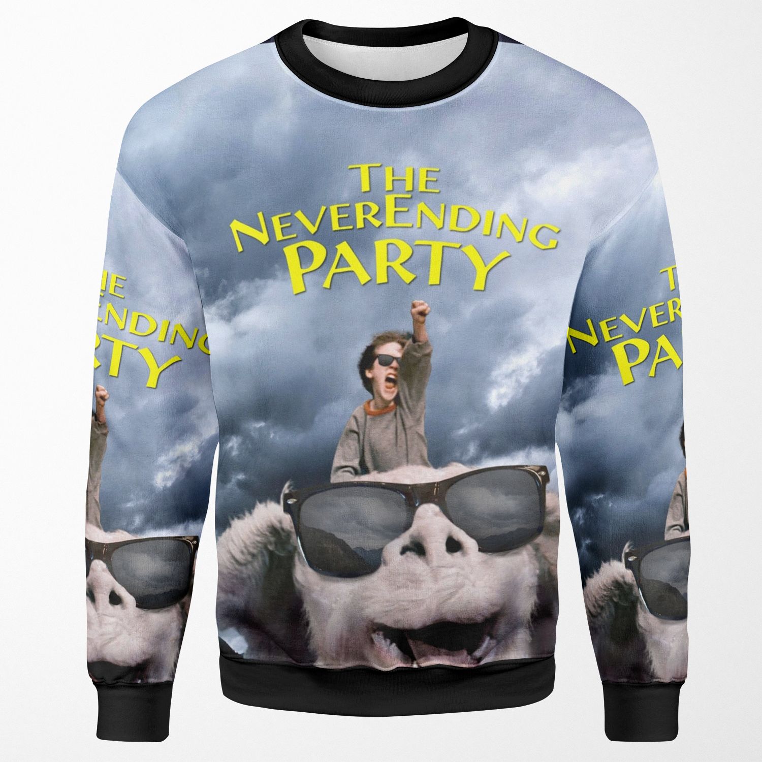 The Neverending Party All-over-print Unisex Sweatshirt
