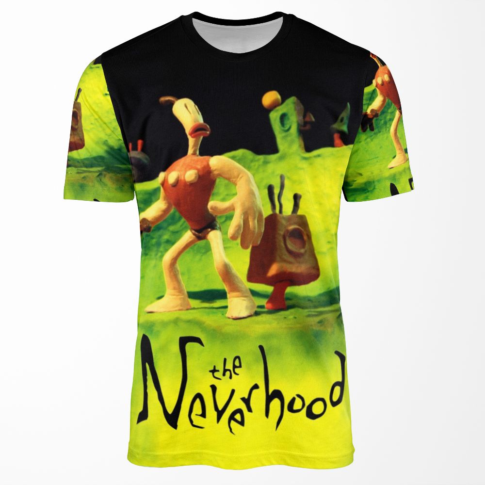 The Neverhood High Contrast All-over-print T-shirt