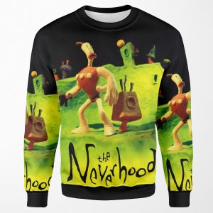 The Neverhood High Contrast All-over-print Unisex Sweatshirt