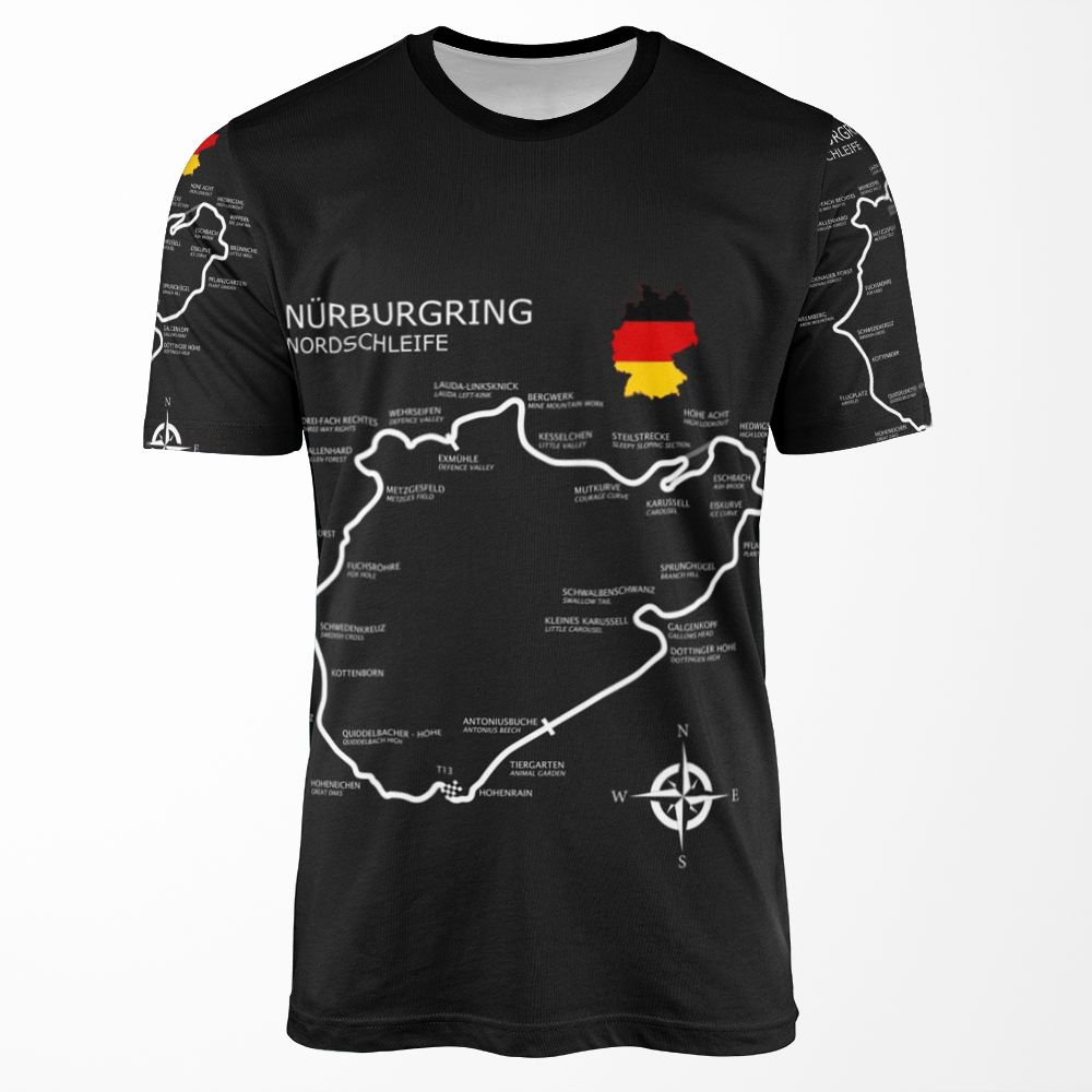 The Nurburgring Nordschleife All-over-print T-shirt