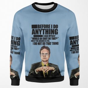 The Office Dwight K Schrute All-over-print Unisex Sweatshirt