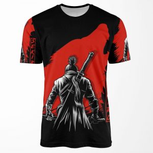 The One Armed Wolf All-over-print T-shirt