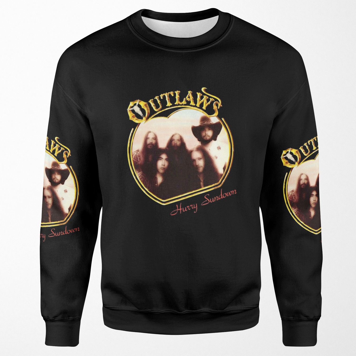The Outlaws Hurry Sundown All-over-print Unisex Sweatshirt