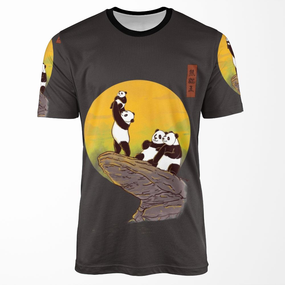 The Panda King All-over-print T-shirt