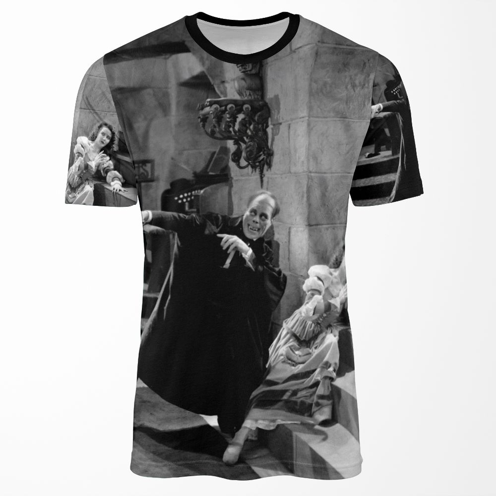 The Phantom Of The Opera 1925 The Phantom Taunts Christine All-over-print T-shirt