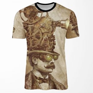 The Projectionist Sepia Option All-over-print T-shirt