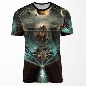 The Quantum Enigma All-over-print T-shirt