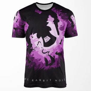 The Rabbit Hole All-over-print T-shirt