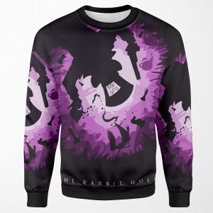 The Rabbit Hole All-over-print Unisex Sweatshirt