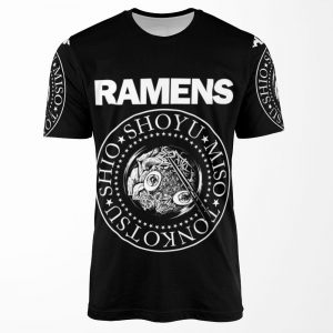 The Ramens Bowl Ramen Noodle Punk Rock Music All-over-print T-shirt
