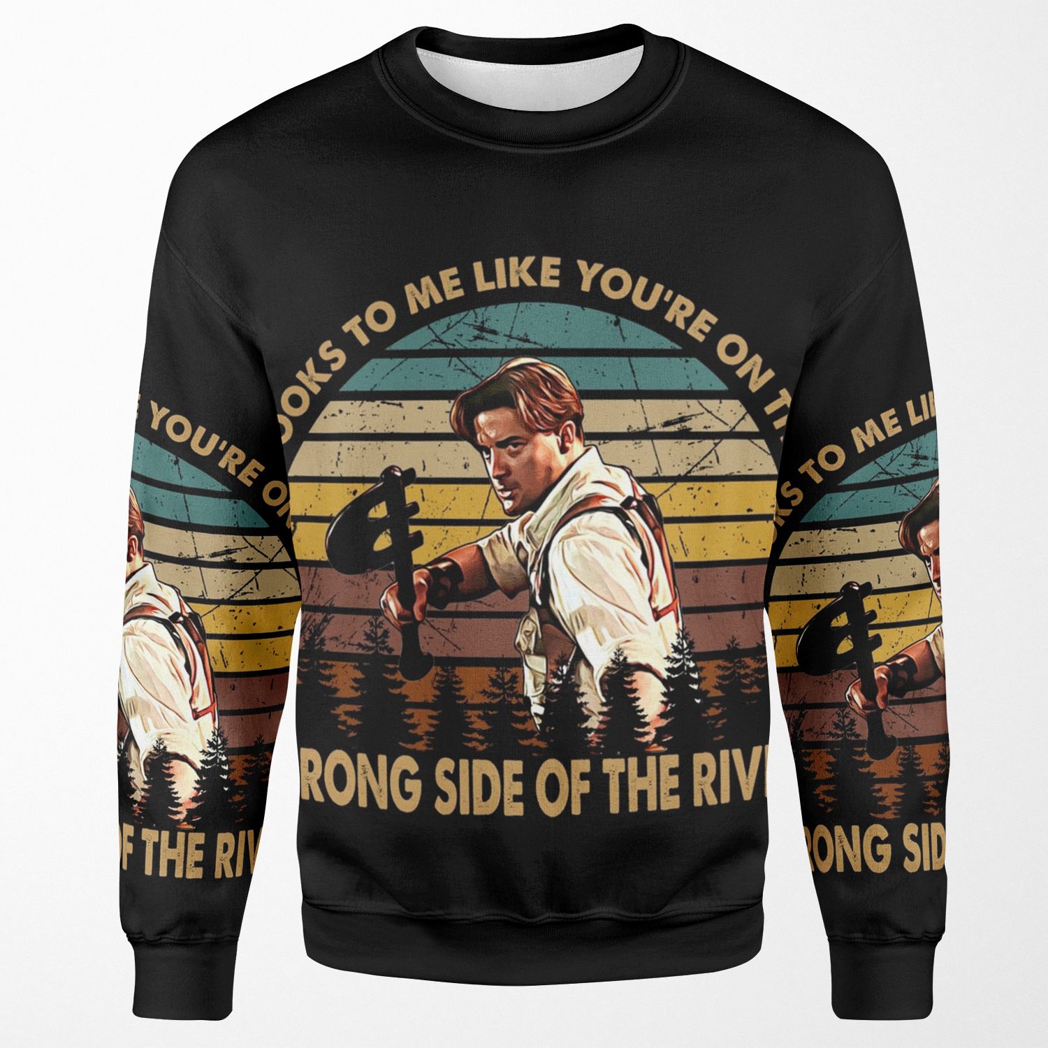 The River The Mummy Brendan Gift Art All-over-print Unisex Sweatshirt