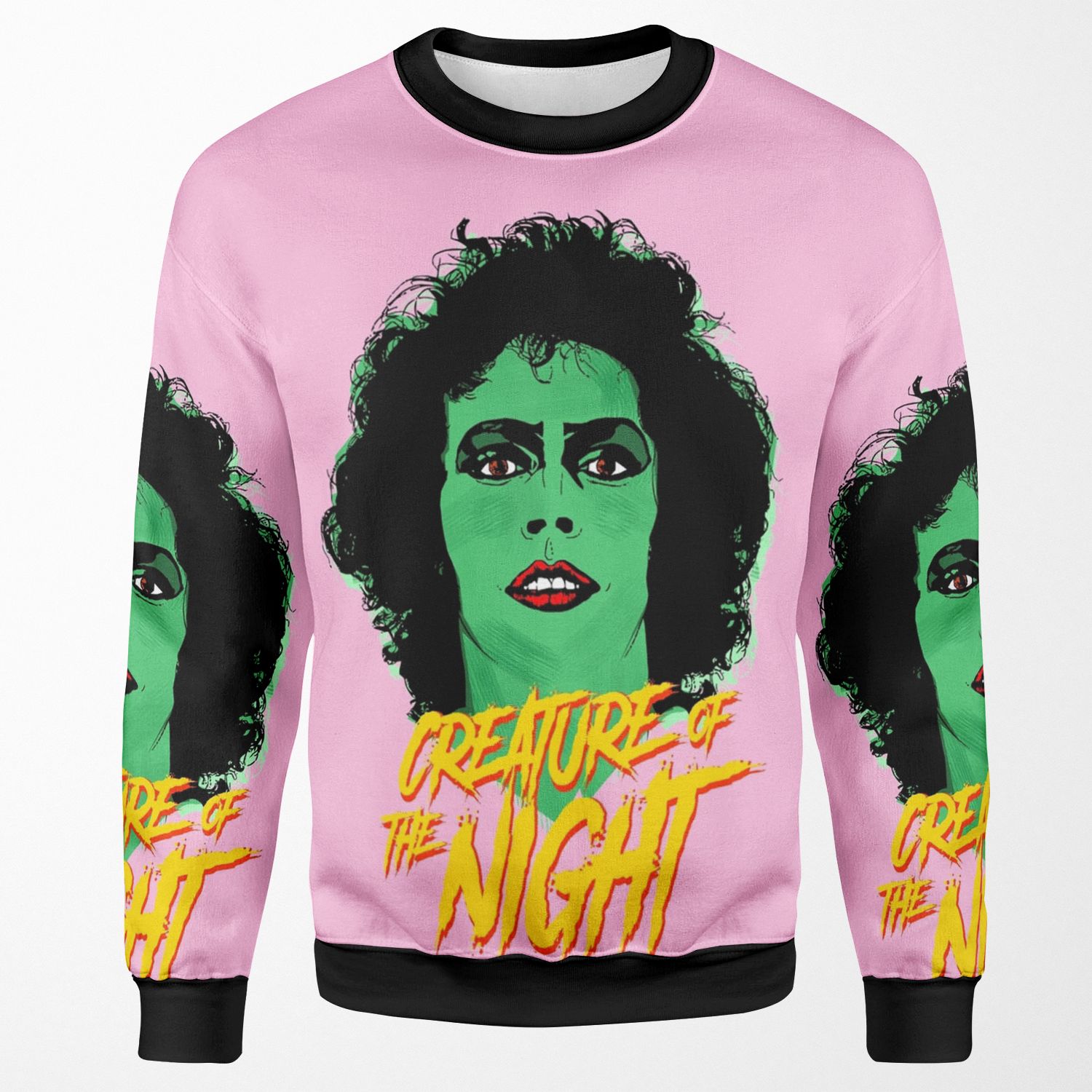 The Rocky Horror Picture Show Creature Of The Night All-over-print Unisex Sweatshirt