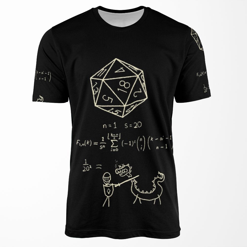 The Science Of 20 Sided Dice All-over-print T-shirt