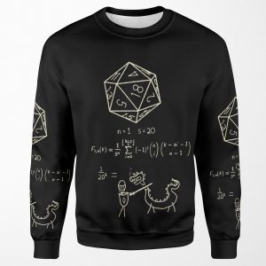 The Science Of 20 Sided Dice All-over-print Unisex Sweatshirt