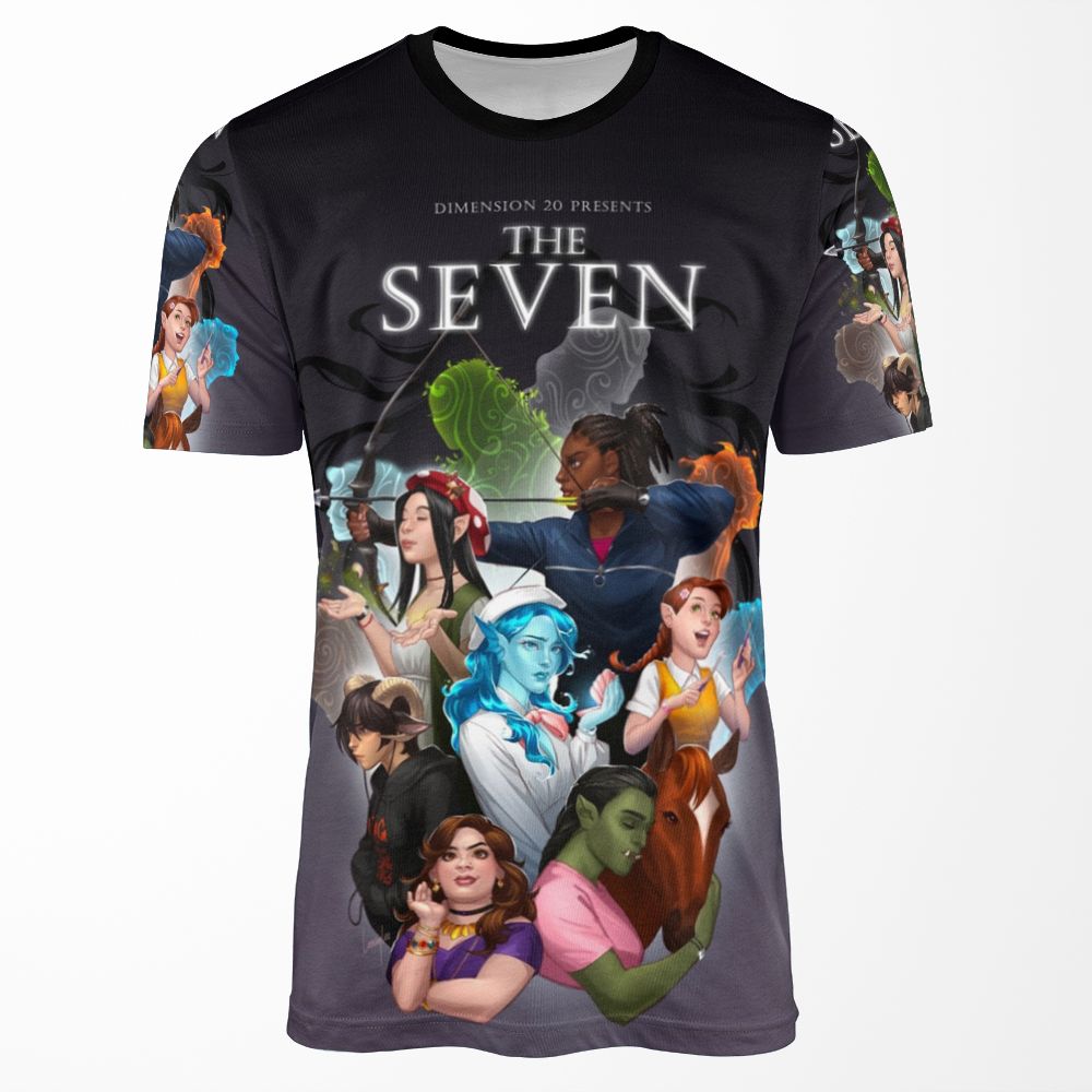 The Seven Maidens Dimension20 All-over-print T-shirt