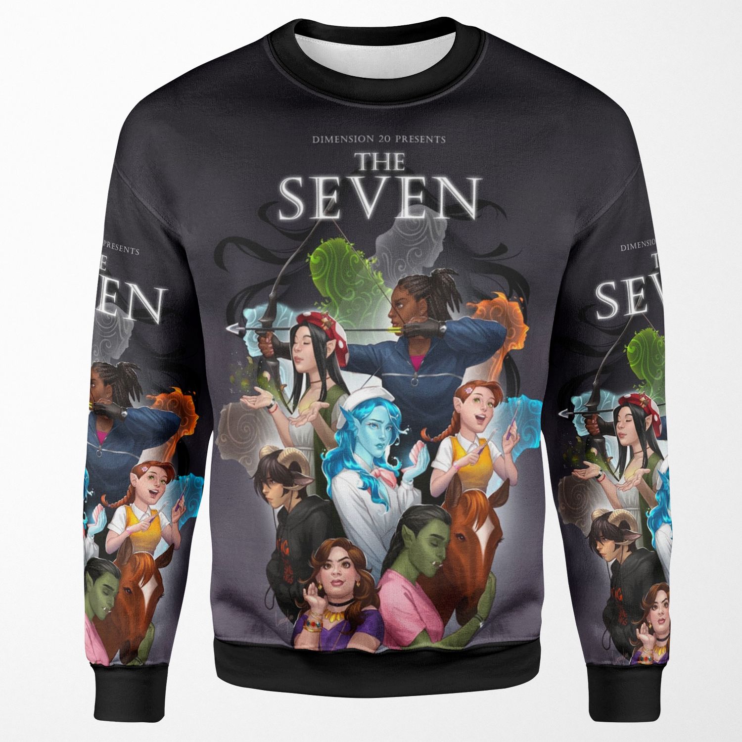 The Seven Maidens Dimension20 All-over-print Unisex Sweatshirt