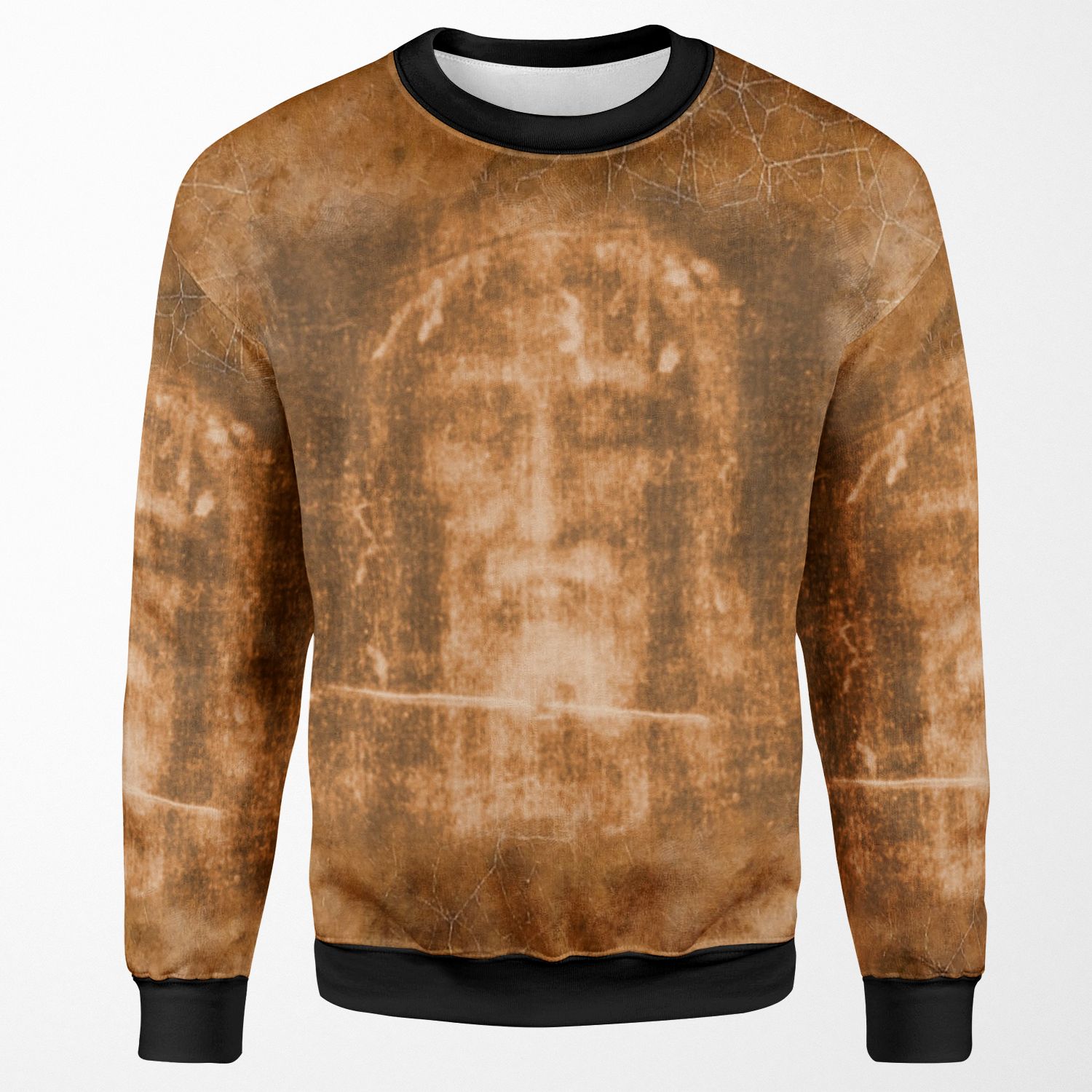 The Shroud Of Turin Holy Face Crucifix Cross Jesus Passion 101 Oa All-over-print Unisex Sweatshirt