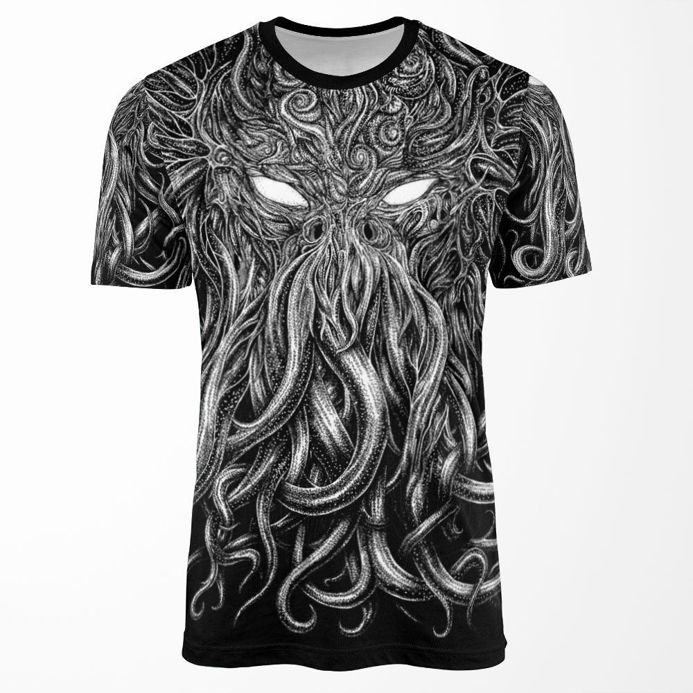 The Sleeper Must Awaken Black Background All-over-print T-shirt