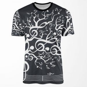 The Sound Of Nature In Motion White All-over-print T-shirt