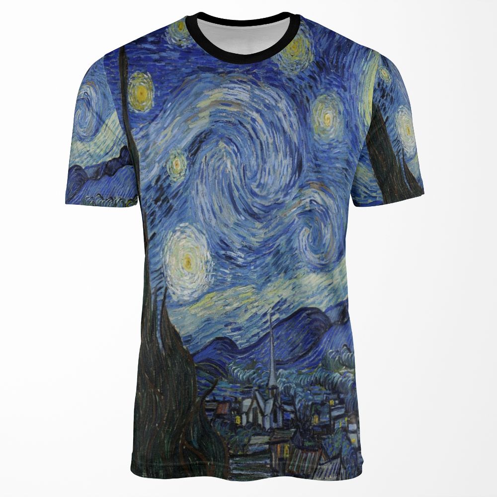 The Starry Night By Vincent Van Gogh All-over-print T-shirt