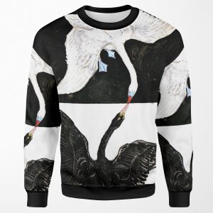 The Swan No 6 Group Ix Suw By Hilma Af Klint All-over-print Unisex Sweatshirt