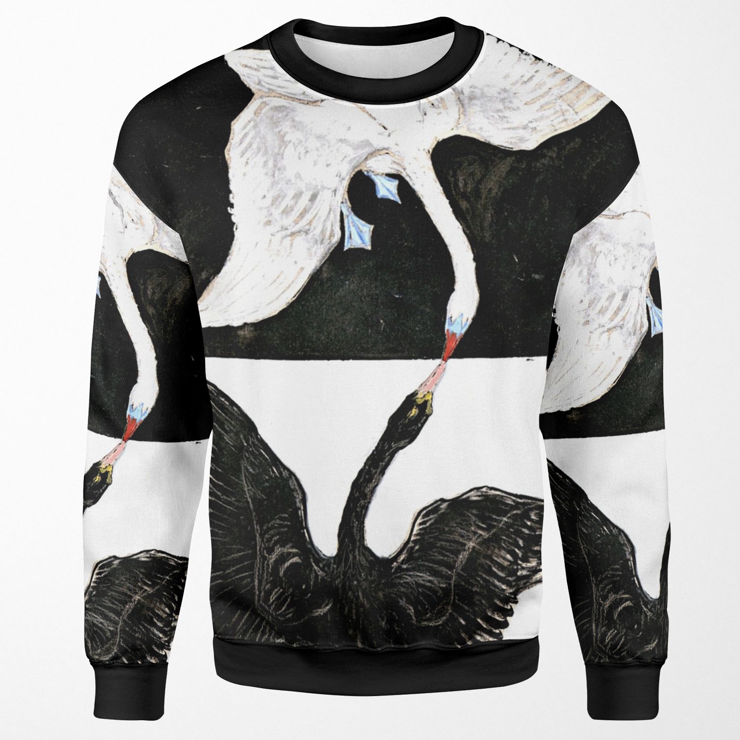 The Swan No 6 Group Ix Suw By Hilma Af Klint All-over-print Unisex Sweatshirt