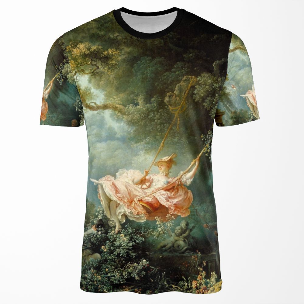 The Swing Jean Honore Fragonard All-over-print T-shirt