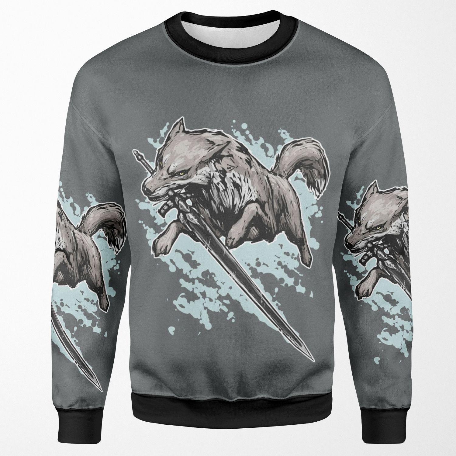 The Swordswolf All-over-print Unisex Sweatshirt