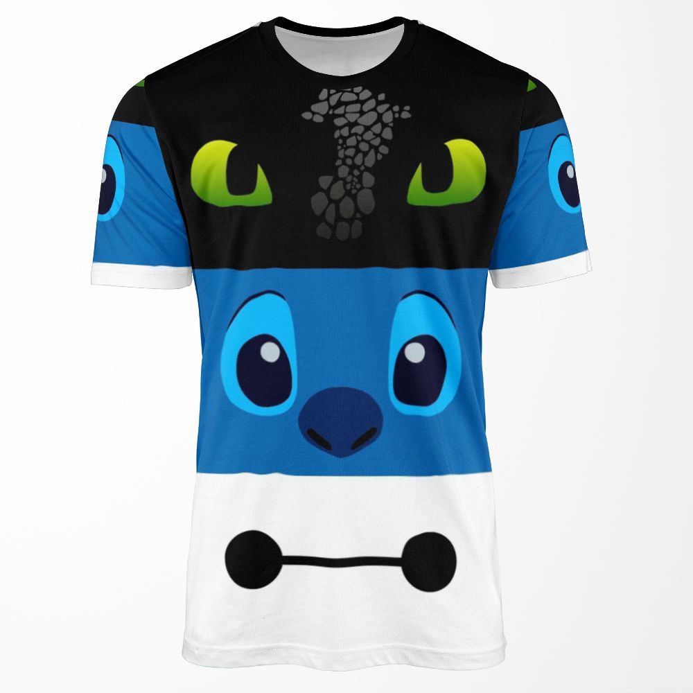 The Three Colors All-over-print T-shirt