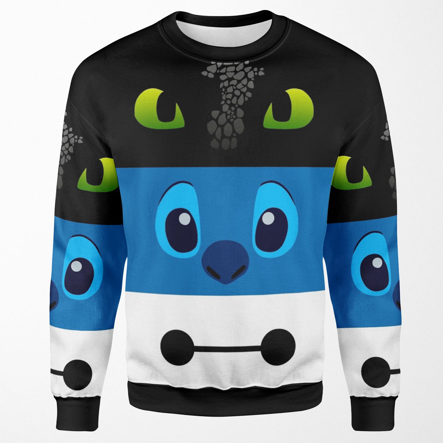 The Three Colors All-over-print Unisex Sweatshirt