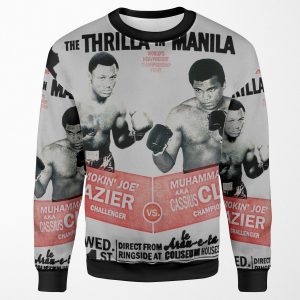 The Thrilla In Manila Frazier Vs Ali All-over-print Unisex Sweatshirt