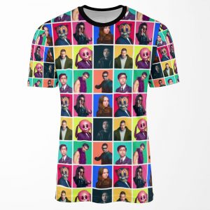 The Umbrella Academy Character Collage All-over-print T-shirt