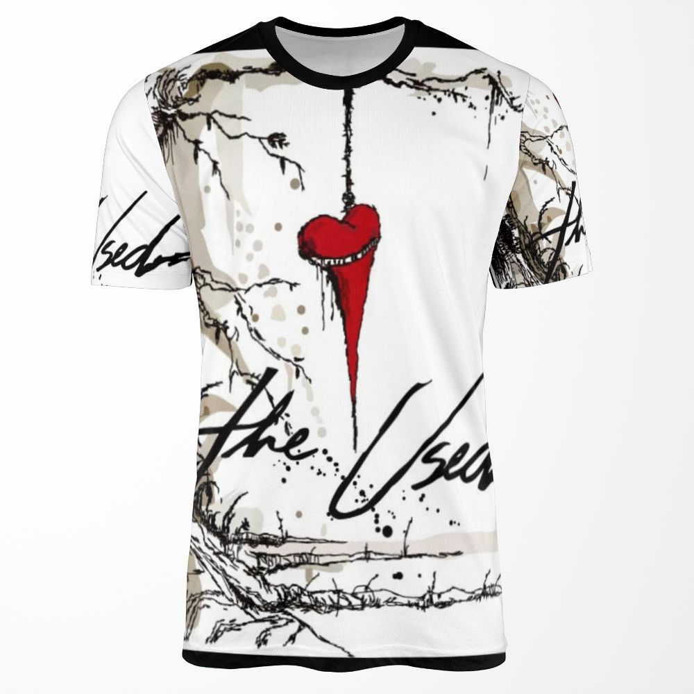 The Used Band All-over-print T-shirt