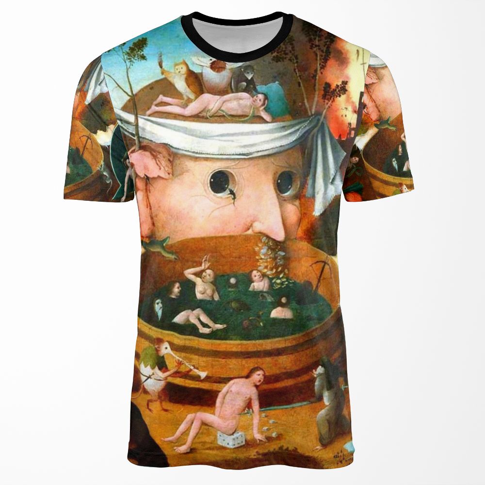 The Vision Of Tondal Hieronymus Bosch All-over-print T-shirt