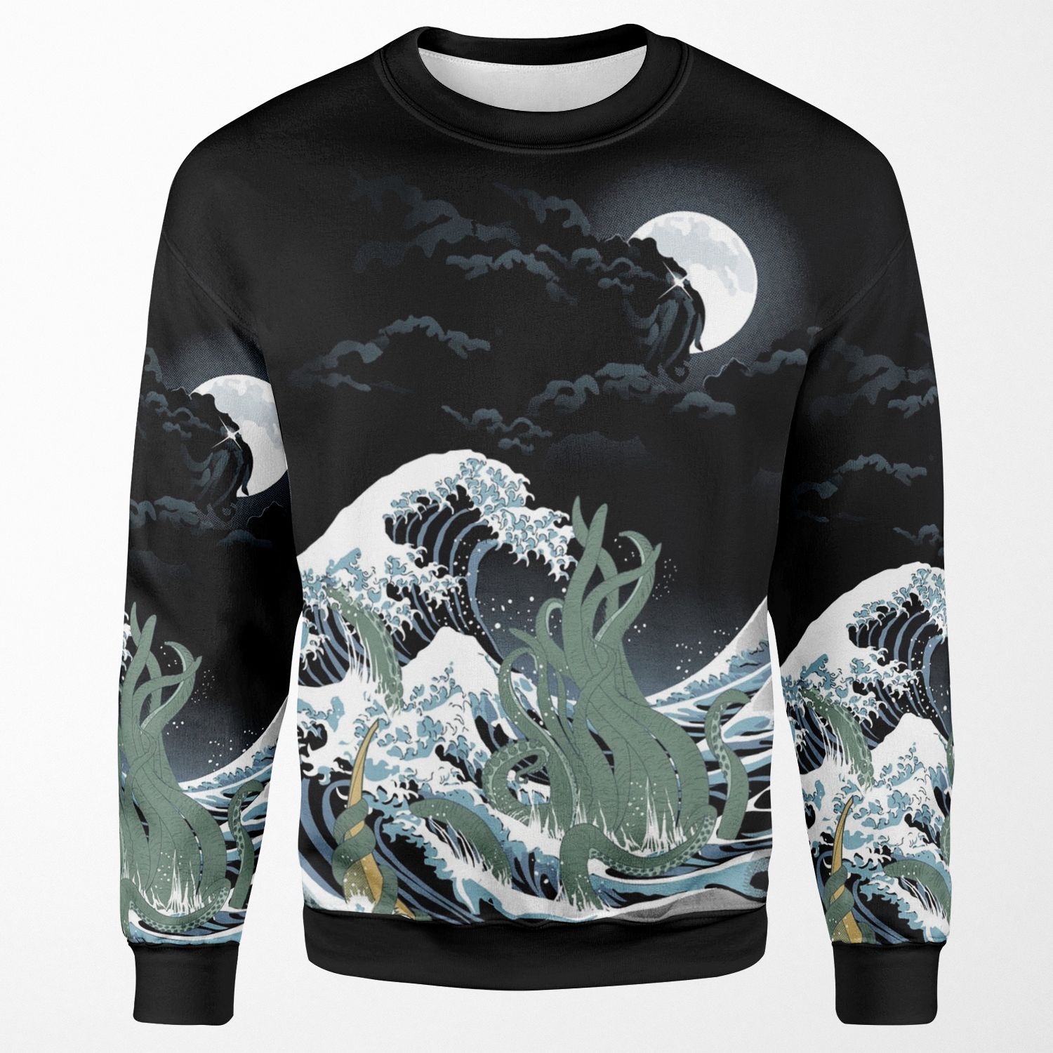 The Wave Off R Lyeh All-over-print Unisex Sweatshirt