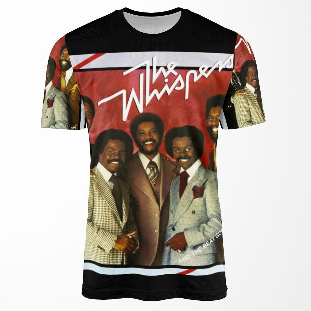 The Whispers All-over-print T-shirt