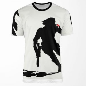The Winter Solider Silhouette All-over-print T-shirt