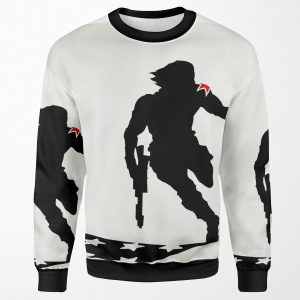 The Winter Solider Silhouette All-over-print Unisex Sweatshirt