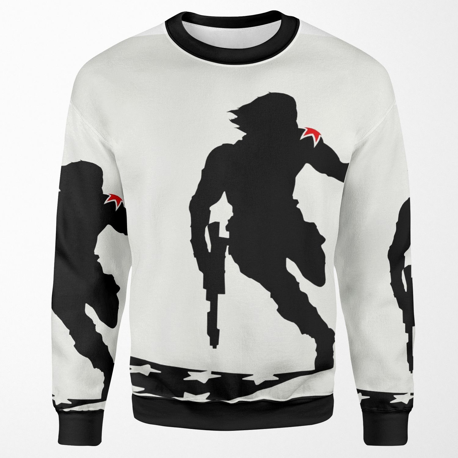 The Winter Solider Silhouette All-over-print Unisex Sweatshirt