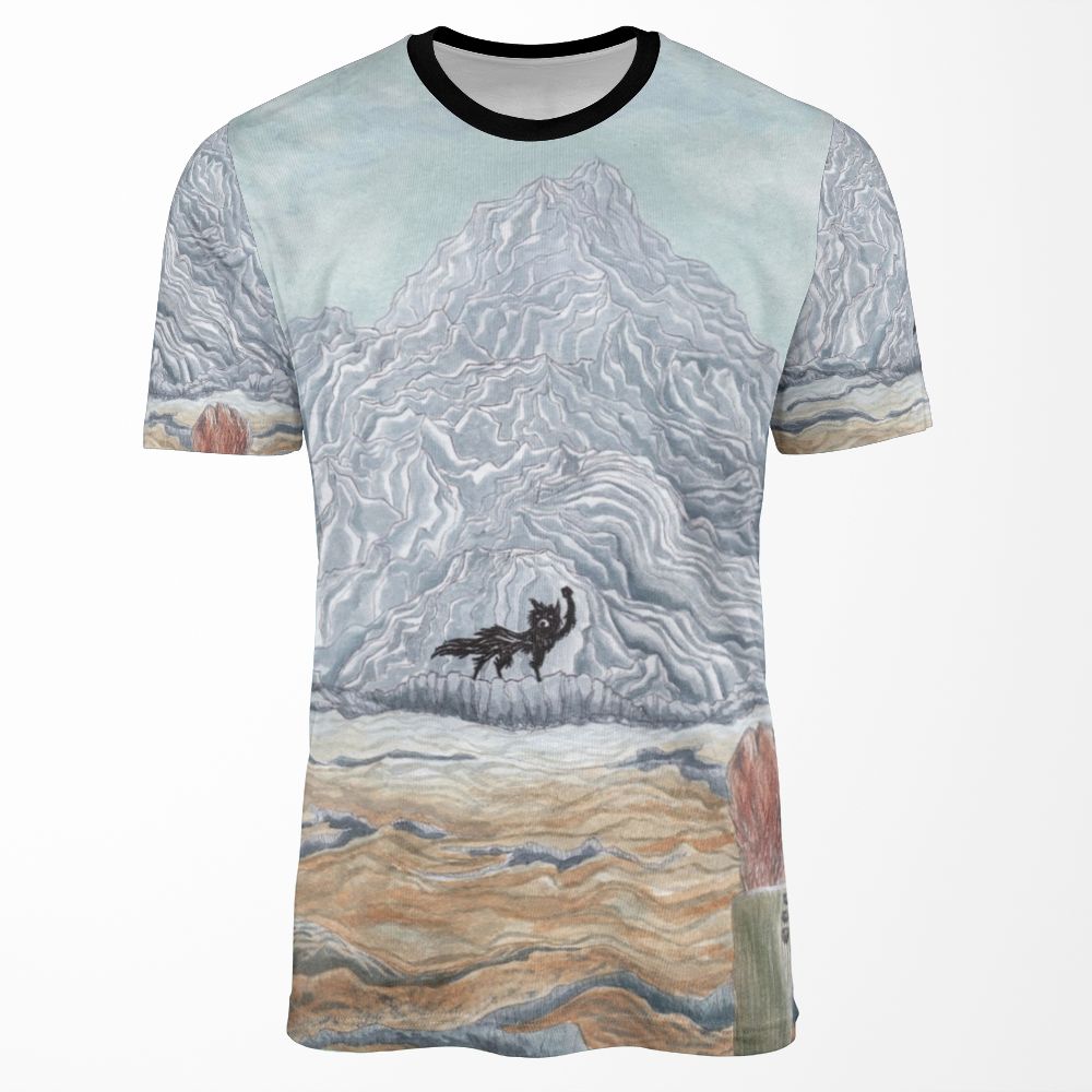 The Winter Wolf Fantastic Mr Fox By Wes Anderson All-over-print T-shirt