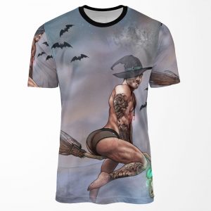 The Witches Broom All-over-print T-shirt