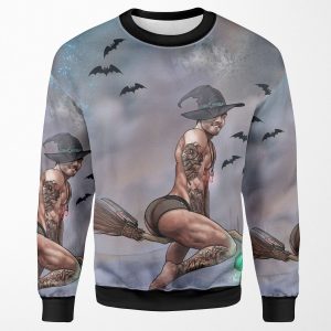The Witches Broom All-over-print Unisex Sweatshirt
