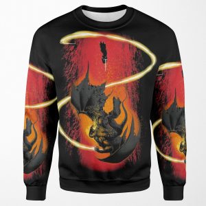 The Wizard And The Demon All-over-print Unisex Sweatshirt